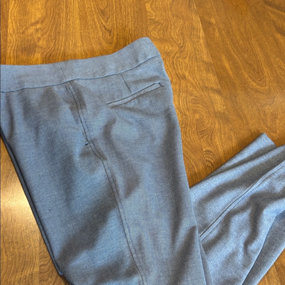 LOFT Textured Navy Pants